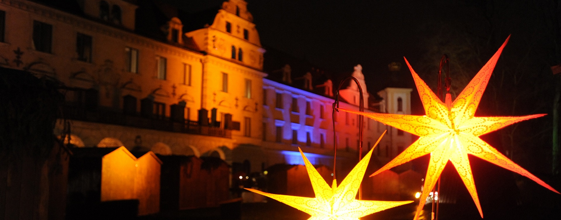 Romantischer Weihnachtsmarkt auf Schloss Thurn und Taxis Regensburg